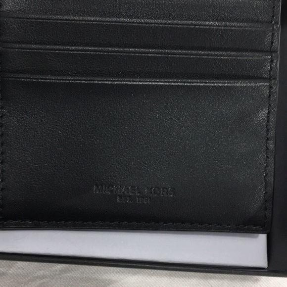 NWT Michael Kors Dark Brown Slim Bifold Wallet - Picture 4 of 5